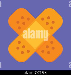 Adhesive Bandage icon vector. First Aid Bandage icon illustration. bandage vector Stock Vector