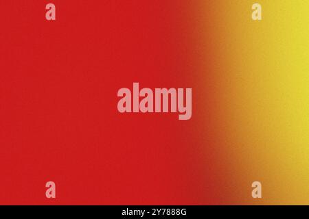 Highquality, grainy textured gradient transitioning from red to yellow Stock Photo