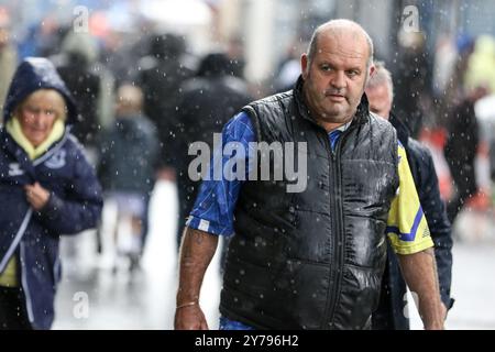 Liverpool, UK. 28th Sep, 2024. Goodison Park, Liverpool, England, September 27th 2024: Fans before the Premier League match between Everton and Crystal Palace at Goodison Park in Liverpool, England. (Sean Chandler/SPP) Credit: SPP Sport Press Photo. /Alamy Live News Stock Photo