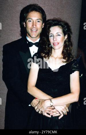 New York City, USA. 28th Sep, 2024. Legendary “Days of Our Lives” soap actor Drake Hogestyn, 70, died on today after a battle with pancreatic cancer in Los Angeles, Ca.-------------------------------------------------- Drake Hogestyn and wife Victoria taken on June 22, 1991 Steven Bergman/AFF-USA.COM Credit: AFF/Alamy Live News Stock Photo