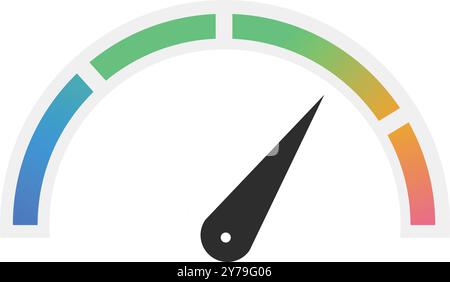 Business Icon Benchmarking Vector Illustration Stock Vector