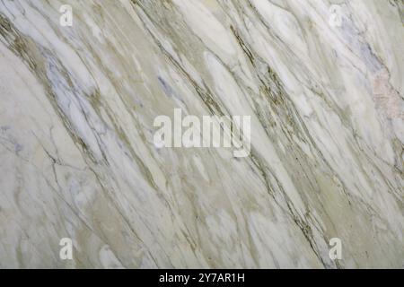 Natural white marble with bold green veins, perfect for high-end architectural designs. Stock Photo
