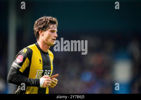 Doetinchem, Netherlands. 29th Sep, 2024. DOETINCHEM, NETHERLANDS - SEPTEMBER 29: Mees Kreekels of Vitesse during the Dutch Keuken Kampioen Divisie match between De Graafschap and Vitesse at Stadion De Vijverberg on September 29, 2024 in Doetinchem, Netherlands. (Photo by Rene Nijhuis/Orange Pictures) Credit: Orange Pics BV/Alamy Live News Stock Photo