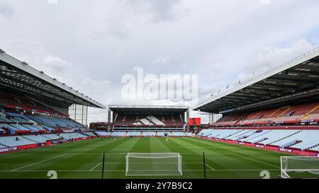 Villa Park, Birmingham on Sunday 29th September 2024. A general view of the ground during the Barclays FA Women's Super League match between Aston Villa and Tottenham Hotspur at Villa Park, Birmingham on Sunday 29th September 2024. (Photo: Stuart Leggett | MI News) Credit: MI News & Sport /Alamy Live News Stock Photo