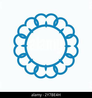 Mandala Floral ornament design Stock Vector