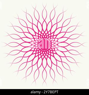 Mandala Floral ornament design Stock Vector