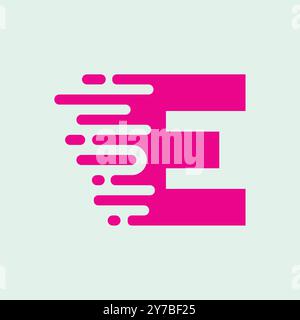 Modern and Creative technology Business Letter E Logo Stock Vector