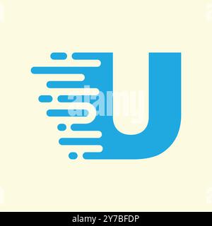 Creative and Modern Letter U Logo Design Stock Vector