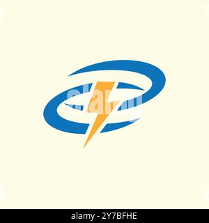 Power and dancer Electronic Icon Stock Vector