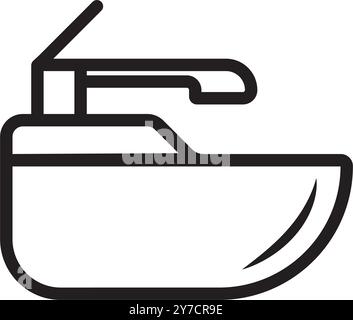 Wastafel icon,vector illustration template design Stock Vector