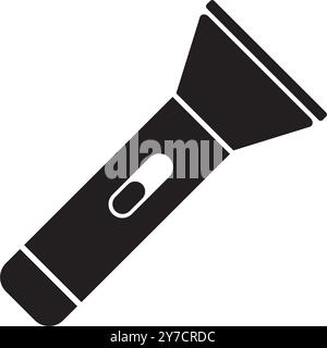 flashlight icon vector illustration logo design Stock Vector