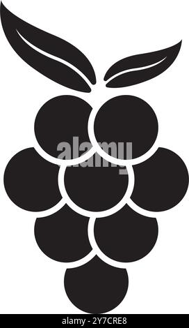 Grape fruit icon,vector illustration logo design Stock Vector