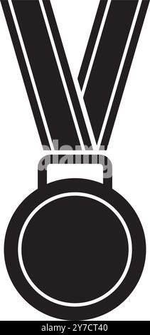 medal icon vector illustration logo design Stock Vector