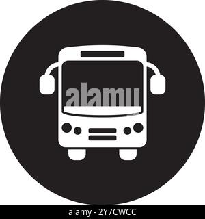 bus icon vector illustration symbol design Stock Vector