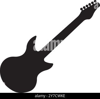 guitar icon vector ilustration logo design Stock Vector
