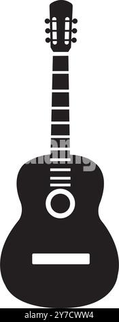 guitar icon vector ilustration logo design Stock Vector