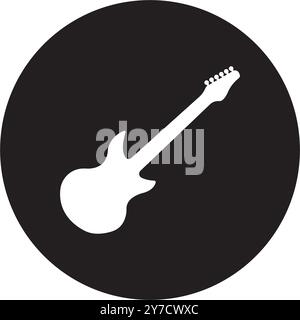 guitar icon vector ilustration logo design Stock Vector