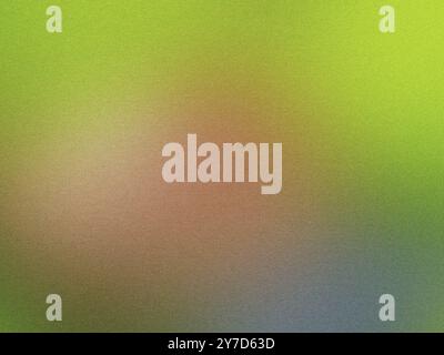 High resolution image featuring a grainy texture with a smooth gradient transition from green to orange Stock Photo