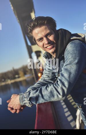 Handsome young man posing to the .camera Stock Photo