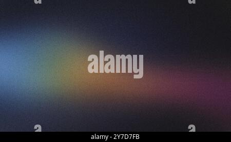 Multicolored grainy texture with a smooth gradient transition Stock Photo