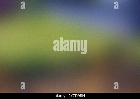 Vibrant multi colored grainy texture with a smooth gradient transition Stock Photo