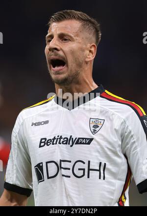 Ylber Ramadani of US Lecce during SS Lazio vs US Lecce, Italian soccer ...