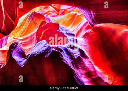 Antelope canyon Arizona - slot cave near Page Stock Photo