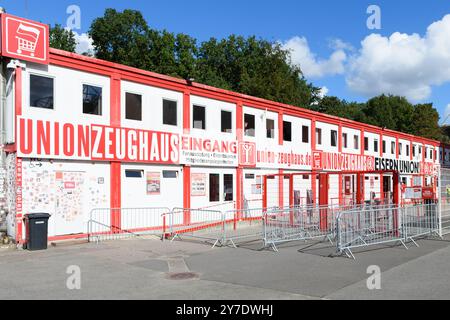 Berlin, Germany. 29th Sep, 2024. Berlin, Germany, September 29th, 2024: Union Zeughaus before the 2. Frauen-Bundesliga match between Union Berlin and FC Bayern Munich II at Stadion Alte Försterei, Berlin, Germany. (Sven Beyrich/SPP) Credit: SPP Sport Press Photo. /Alamy Live News Stock Photo