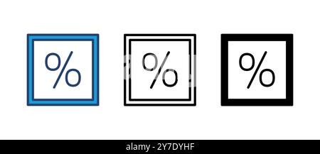 Discount icon vector. Discount tag icon. Stock Vector