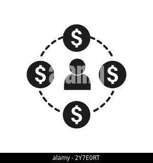 Money Distribution Icon Stock Vector Image & Art - Alamy