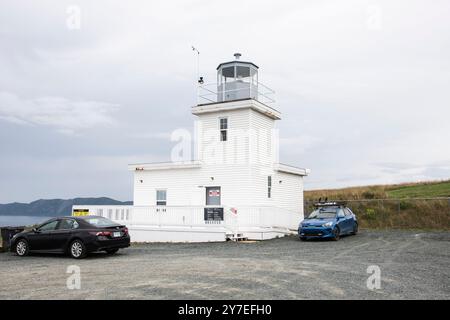 Bell Island heritage lighthouse in Newfoundland & Labrador, Canada Stock Photo