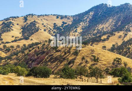 Rural Landscape in California. Countryside of USA Stock Photo