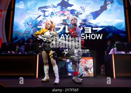 Chiba, Japan. 26th Sep, 2024. Cosplayers at Tokyo Game Show 2024. - 20240926 PD24102 Credit: APA-PictureDesk/Alamy Live News Stock Photo