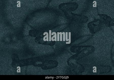 Dark grey rough wall with abstract pattern and spots Stock Photo