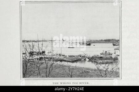 The Whong Poo River [Huangpu river] from the Article THE REGULATION OF THE YELLOW RIVER IN CHINA. By William Starling  from The Engineering Magazine Devoted to Industrial Progress Volume XX 1900 - 1901  The Engineering Magazine Co Stock Photo