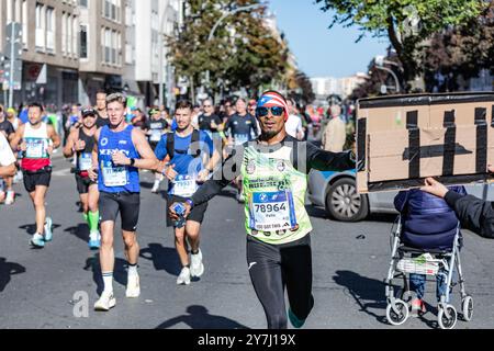 Berlin, Germany. 29th Sep, 2024. Felix Rodríguez of Puerto Rico is seen at the BMW-Berlin Marathon in Berlin. Credit: SOPA Images Limited/Alamy Live News Stock Photo