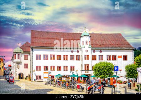 Old city of Immenstadt, im Allgäu, Germany Stock Photo