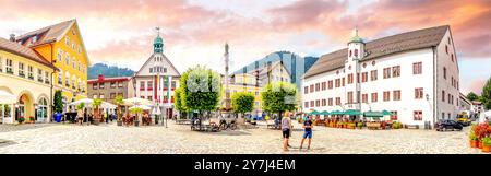 Old city of Immenstadt, im Allgäu, Germany Stock Photo