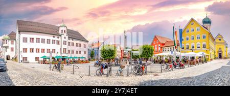 Old city of Immenstadt, im Allgäu, Germany Stock Photo