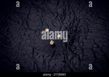 Throwing dices Stock Photo
