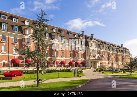 Exterior of the Hotel Barrière Westminster Hotel. Le Touquet, France Stock Photo