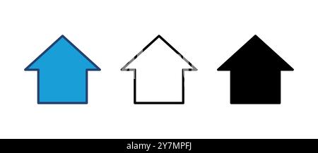 House icon vector. Home icon vector Stock Vector