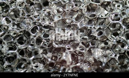 sponge closeup , background, texture, macro view Stock Photo