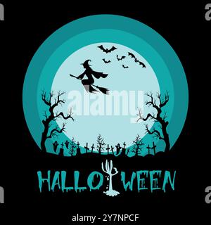 Halloween vector illustration Stock Vector