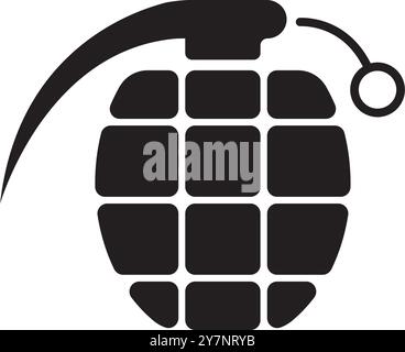 grenade icon vector illurtration logo design Stock Vector