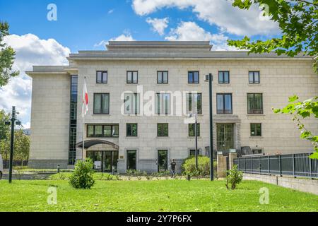 Embassy of Japan, Tiergartenstrasse, Tiergarten, Mitte, Berlin Germany, Botschaft von Japan, Tiergartenstraße, Berllin Deutschland Stock Photo