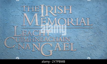 Memorial to the Irish Immigrants, Philadelphia, Pennsylvania, USA Stock Photo