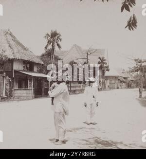 San Fernando of the 19th century. Vintage illustration of main square