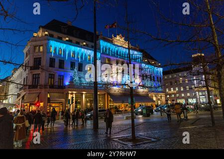 Christmas market in Copenhagen, Denmark Stock Photo