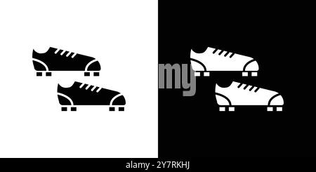 football soccer shoes icon vector line logo mark or symbol set collection outline style Stock Vector